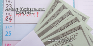 AB ve Dış İlişkiler Uzmanı Maaşı 2025