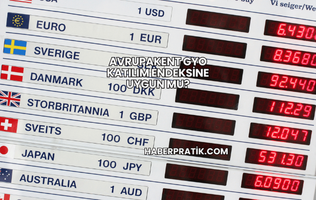 Avrupakent GYO Katılım Endeksine Uygun mu?