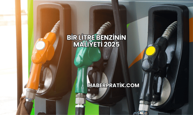 Bir Litre Benzinin Maliyeti 2025
