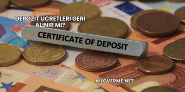 Depozit Ücretleri Geri Alınır mı?