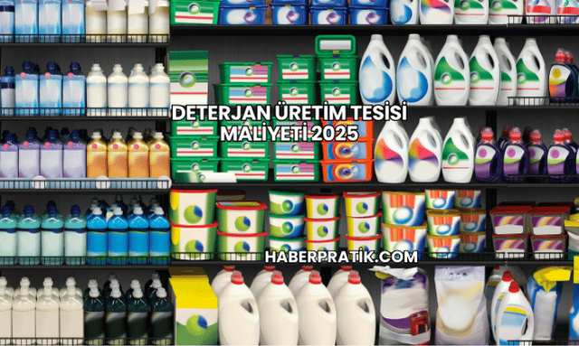 Deterjan Üretim Tesisi Maliyeti 2025