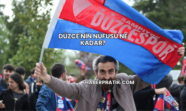 Düzce'nin Nüfusu Ne Kadar?