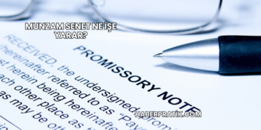 Munzam Senet Ne İşe Yarar?