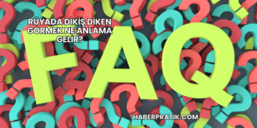 Rüyada Dikiş Diken Görmek Ne Anlama Gelir?