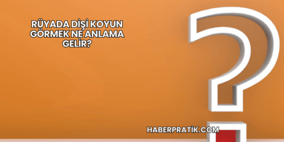 Rüyada Dişi Koyun Görmek Ne Anlama Gelir?