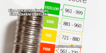 Ziraat Katılım İhtiyaç Finansmanı Şartları